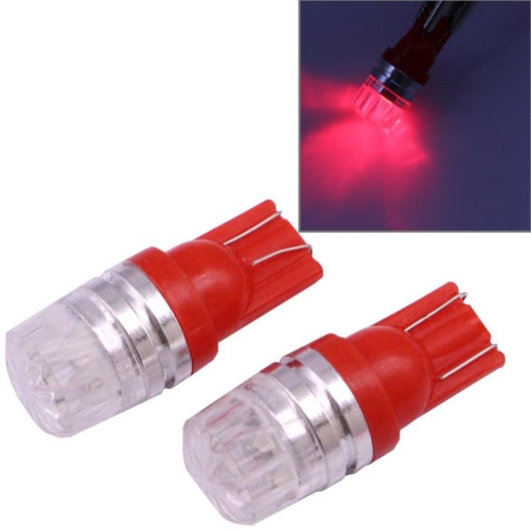 2 PCS T10 1.5W 60LM 1 LED Dark Blue COB LED Brake Light for Vehicles, DC12V – Durable Build, Easy to Use Red