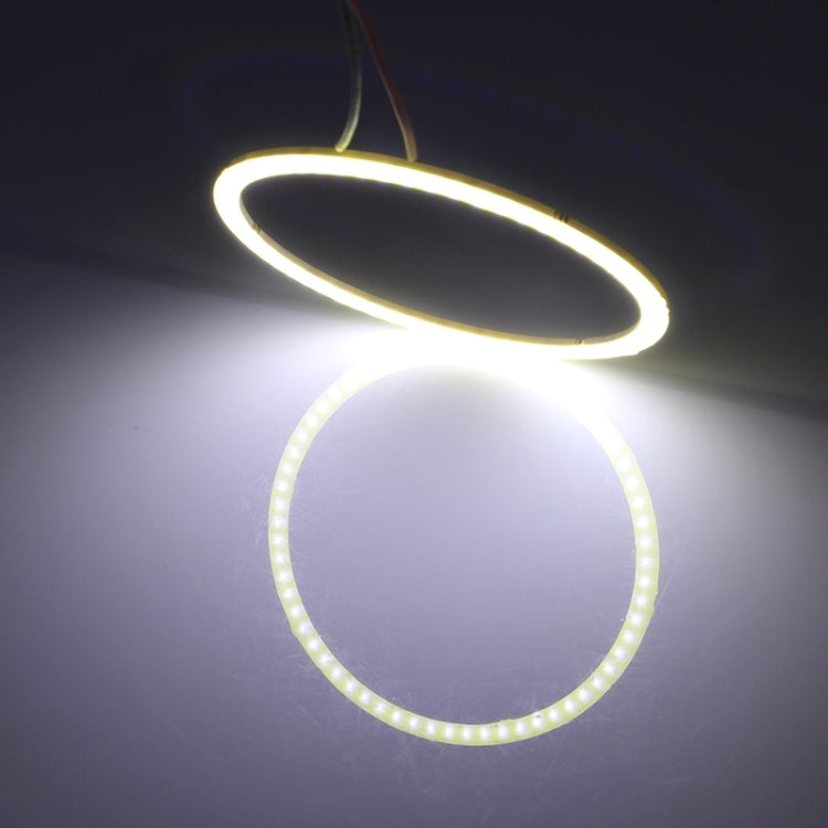 70mm 5W 180LM Angel Eyes Circles Car Headlight COB LED Lights for Vehicles, DC 12-24V, 70mm Blue Light, 70mm White Light – Shockproof 70mm White Light S-LED-2927W