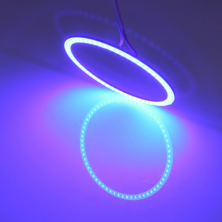 110mm 5W 180LM Angel Eyes Circles Car Headlight COB LED Lights for Vehicles, DC 12-24V, 110mm Blue Light, 110mm White Light 110mm Blue Light S-LED-2929L
