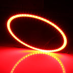 90mm 5W 180LM Angel Eyes Circles Car Headlight COB LED Lights for Vehicles, DC 12-24V, 90mm Red Light, 90mm Blue Light, 90mm White Light, 90mm Pink Light, 90mm Green Light