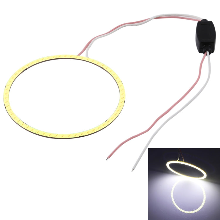 90mm 5W 180LM Angel Eyes Circles Car Headlight COB LED Lights for Vehicles, DC 12-24V, 90mm Red Light, 90mm Blue Light, 90mm White Light, 90mm Pink Light, 90mm Green Light