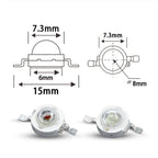 For Flashlight, Luminous Flux: 20-25lm, S-LED-5017BE, S-LED-5017G, S-LED-5017P, S-LED-5017R