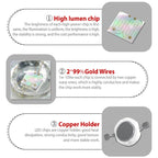 For Flashlight, Luminous Flux: 20-25lm, S-LED-5017BE, S-LED-5017G, S-LED-5017P, S-LED-5017R