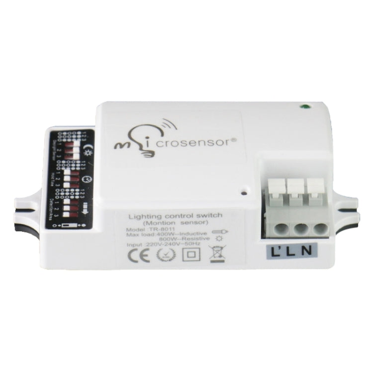 TR-8011 AC 220-240V Light Control Sensor Automatic Light DIP Switch, Detection Range: 10m Default Title
