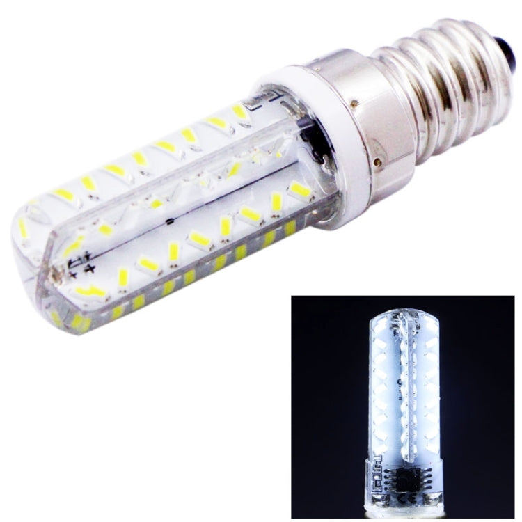 72 LED SMD 3014, Adjustable Brightness, AC 220V, E14 220V White Light, E14 220V Warm White E14 220V White Light S-LED-6502W
