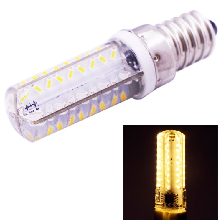 72 LED SMD 3014, Adjustable Brightness, AC 220V, E14 220V White Light, E14 220V Warm White – Durable Build, Easy to Use E14 220V Warm White S-LED-6502WW