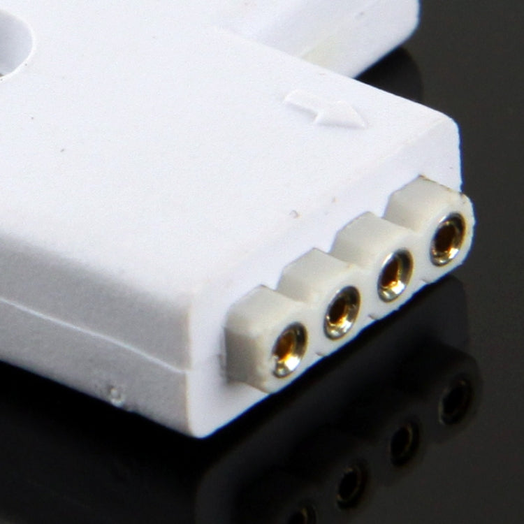 4 Pin 2 Way L Shape Female Connector for RGB LED Flexible Strip – Durable Build, Easy to Use