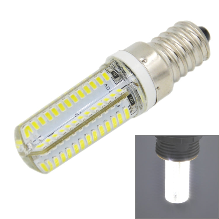 E14 5W 400LM 104 LED SMD 3014 Silicone Corn Light Bulb, AC 220V (Warm White Light), 5W 5W S-LED-8890W