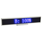 Display Resolution: 128 x 16 Pixels, Length: 41cm, Blue, Green, 黄光 Blue S-LED-9201BE