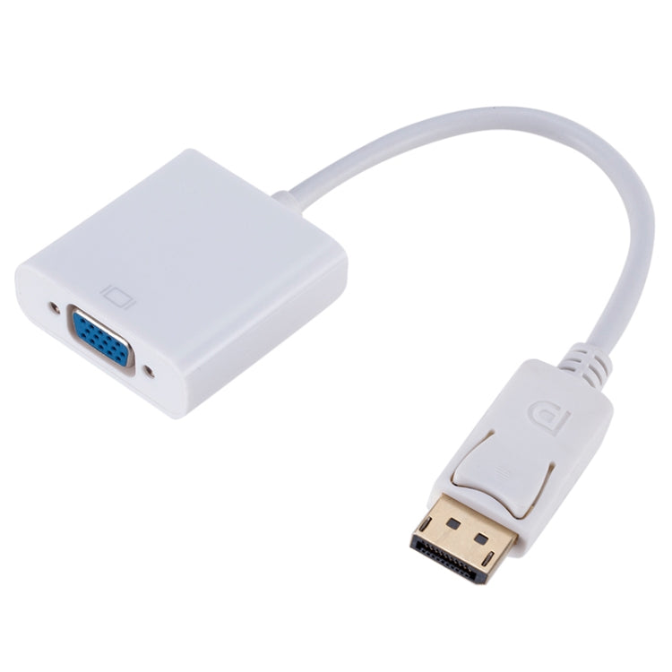 Display Port Male to VGA Female Converter, Length: 20cm, DP Male to VGA Female 20cm White, DP Male to VGA Female Black – Durable Build, Easy to Use