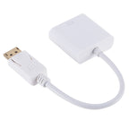 Display Port Male to VGA Female Converter, Length: 20cm, DP Male to VGA Female 20cm White, DP Male to VGA Female Black – Durable Build, Easy to Use