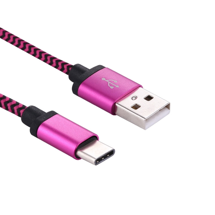 1m Woven Style USB-C / Type-C 3.1 to USB 2.0 Data Sync Charge Cable – Durable Build, Easy to Use