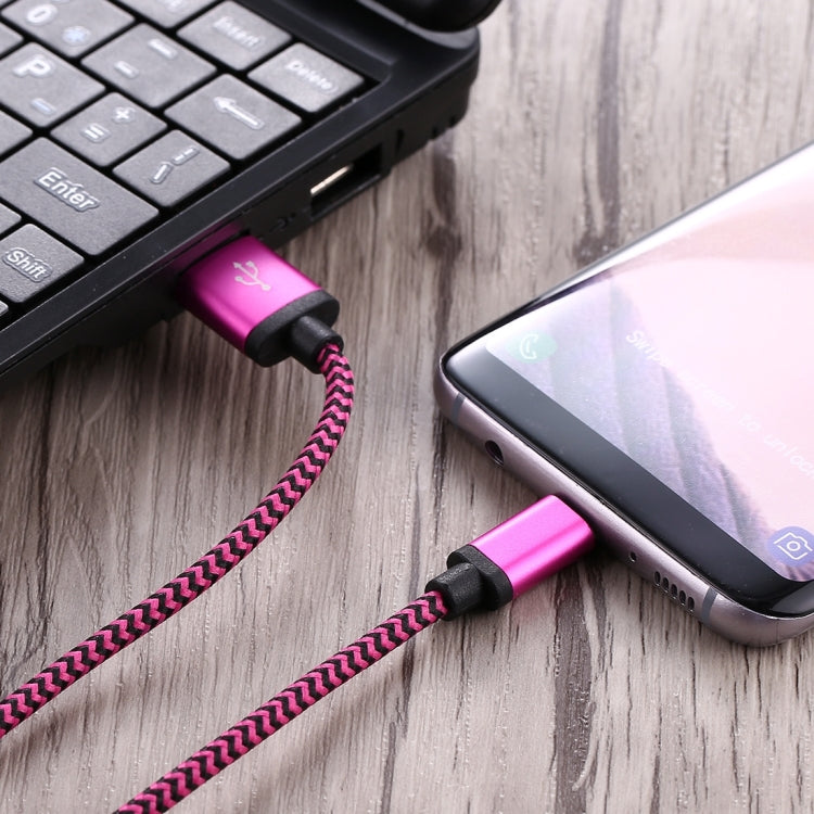 1m Woven Style USB-C / Type-C 3.1 to USB 2.0 Data Sync Charge Cable – Durable Build, Easy to Use