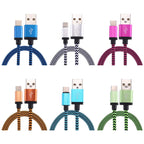 1m Woven Style USB-C / Type-C 3.1 to USB 2.0 Data Sync Charge Cable – Durable Build, Easy to Use