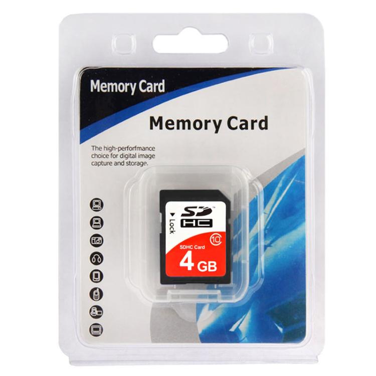 4GB High Speed Class 10 SDHC Camera Memory Card (100% Real Capacity), 4GB – Durable Build, Easy to Use