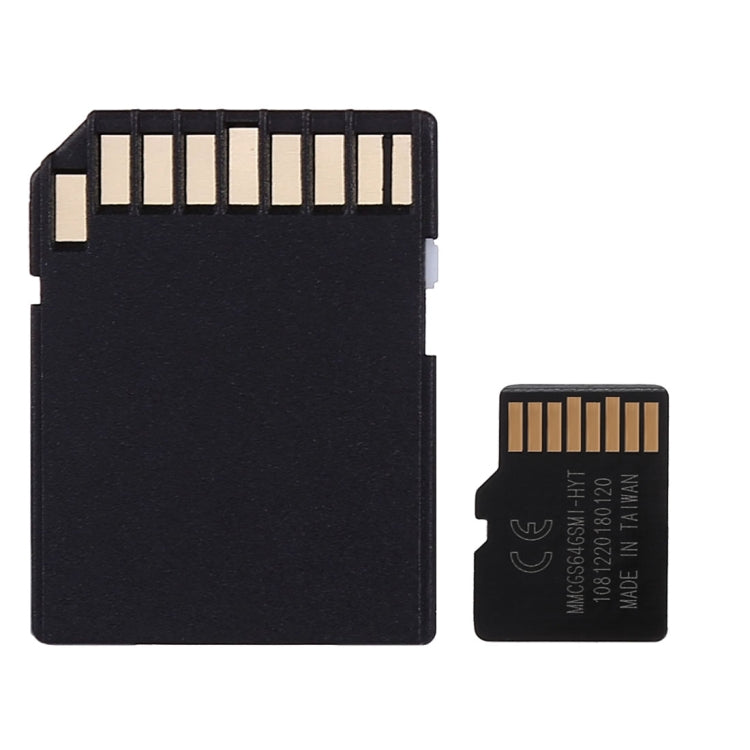 64GB High Speed Class 10 Micro SD(TF) Memory Card from Taiwan, Write: 8mb/s, Read: 12mb/s (100% Real Capacity), 64GB Naked Card – Durable Build, Easy to Use