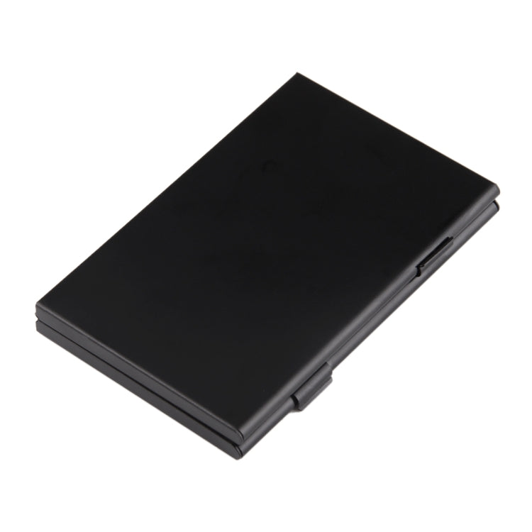 15 in 1 Memory Card Aluminum Alloy Protective Case Box for 3 SD + 12 TF Cards, 3 SD + 12 TF Black – Aluminum Alloy