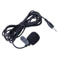 Car Audio Microphone 3.5mm Jack Plug Mic Stereo Mini Wired External Clip Microphone Player for Auto DVD Radio, Cable Length: 2.1m, Clip Clip