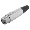 3 Pin XLR Female Plug Microphone Connector Adapter, XLR Female XLR Female