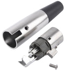 3 Pin XLR Female Plug Microphone Connector Adapter, XLR Female