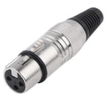 3 Pin XLR Female Plug Microphone Connector Adapter, Female Female