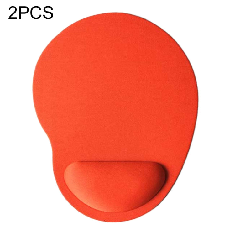 2 PCS Cloth Gel Wrist Rest Mouse Pad, Cloth Gel, Foot shape, Foot shape Cloth Gel – Durable Build, Easy to Use Foot shape Cloth Gel Orange
