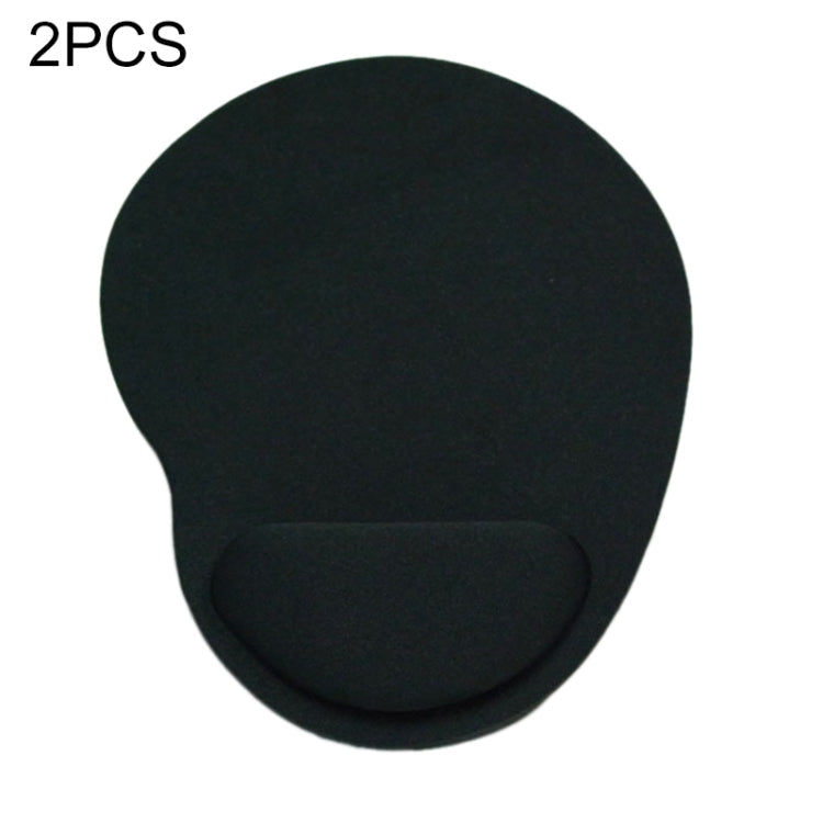 2 PCS Cloth Gel Wrist Rest Mouse Pad, Cloth Gel, Foot shape, Foot shape Cloth Gel – Durable Build, Easy to Use Foot shape Black