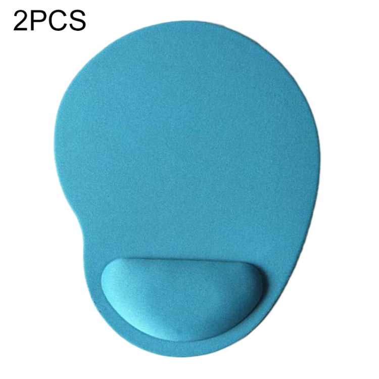 2 PCS Cloth Gel Wrist Rest Mouse Pad, Cloth Gel, Foot shape, Foot shape Cloth Gel – Durable Build, Easy to Use Foot shape Sky Blue