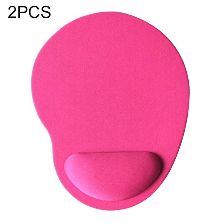 2 PCS Cloth Gel Wrist Rest Mouse Pad, Cloth Gel, Foot shape, Foot shape Cloth Gel – Durable Build, Easy to Use Foot shape Magenta