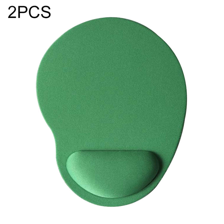 2 PCS Cloth Gel Wrist Rest Mouse Pad, Cloth Gel, Foot shape, Foot shape Cloth Gel – Durable Build, Easy to Use Cloth Gel Green