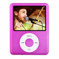 1.8 inch TFT Screen MP4 Player with TF Card Slot, Support Recorder, FM Radio, E-Book and Calendar Magenta