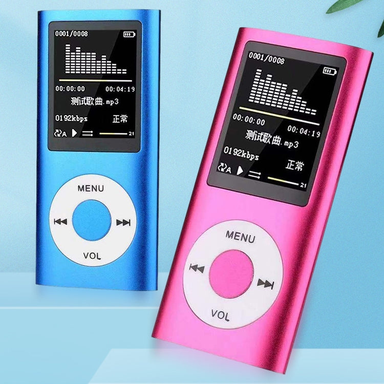 1.8 inch TFT Screen Metal MP4 Player with TF Card Slot, Support Recorder, FM Radio, E-Book and Calendar, MP4 Player – Card Slot