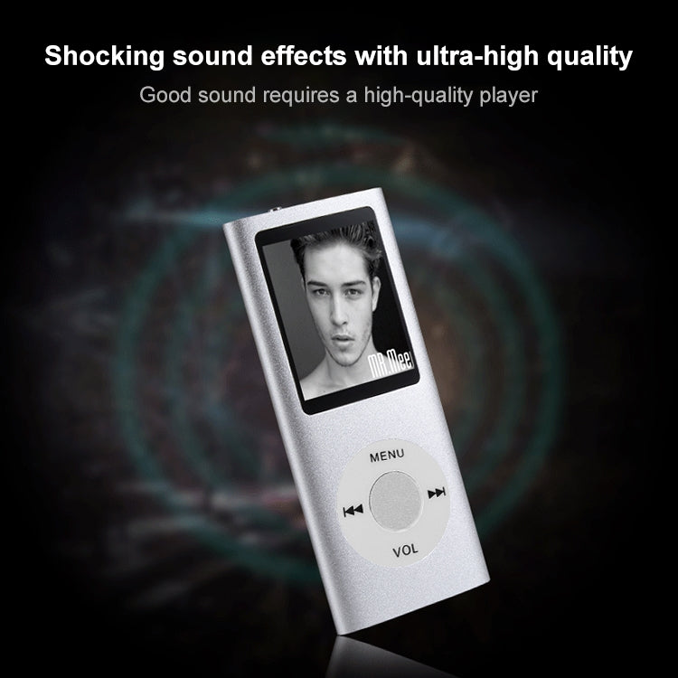 1.8 inch TFT Screen Metal MP4 Player with TF Card Slot, Support Recorder, FM Radio, E-Book and Calendar, MP4 Player – Card Slot