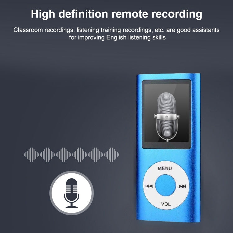1.8 inch TFT Screen Metal MP4 Player with TF Card Slot, Support Recorder, FM Radio, E-Book and Calendar, MP4 Player – Card Slot