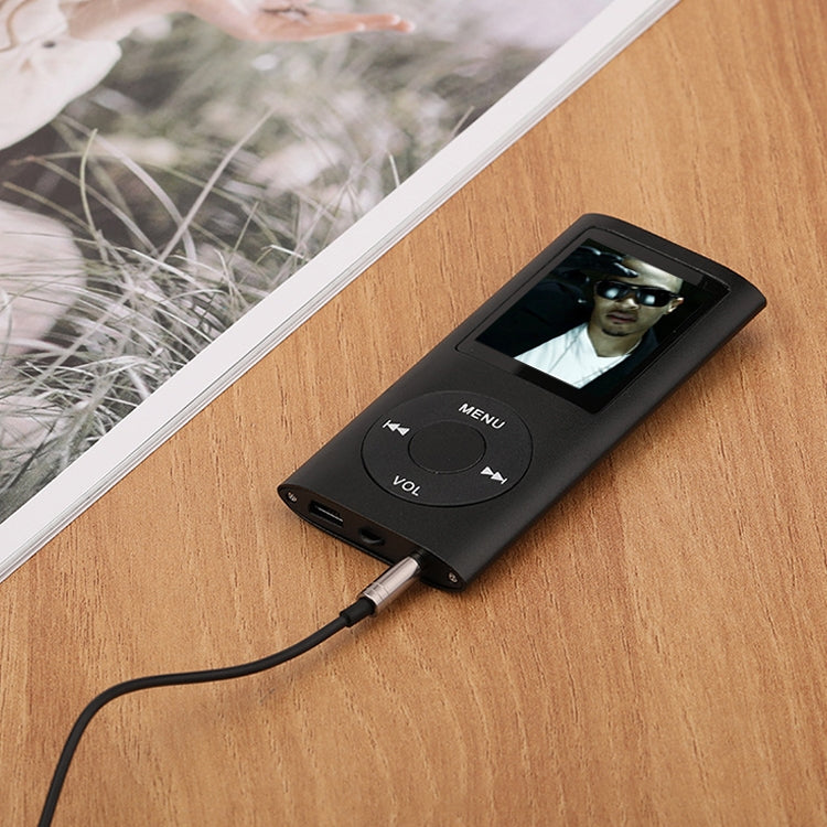 1.8 inch TFT Screen Metal MP4 Player with TF Card Slot, Support Recorder, FM Radio, E-Book and Calendar, MP4 Player – Card Slot