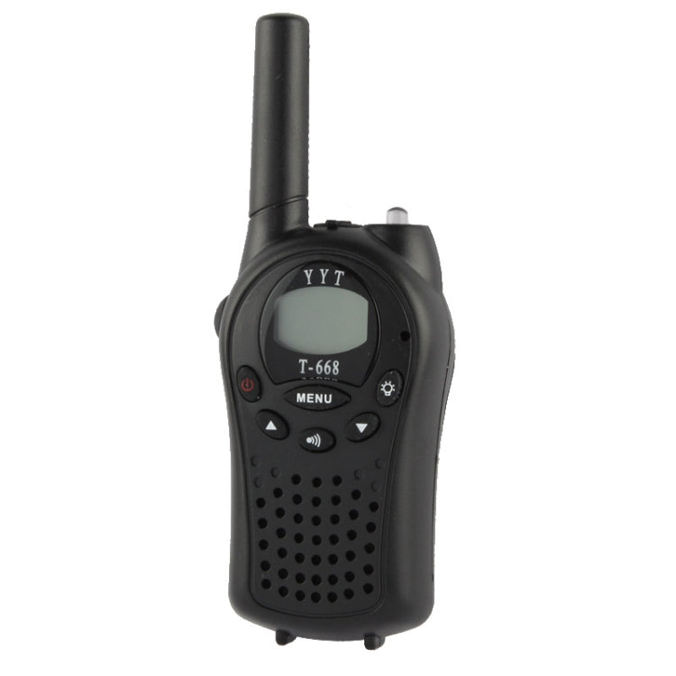 2 PCS T-668 400-470MHz 1.0 inch LCD 8 / 20 / 22CHS Walkie Talkie Set – Durable Build, Easy to Use