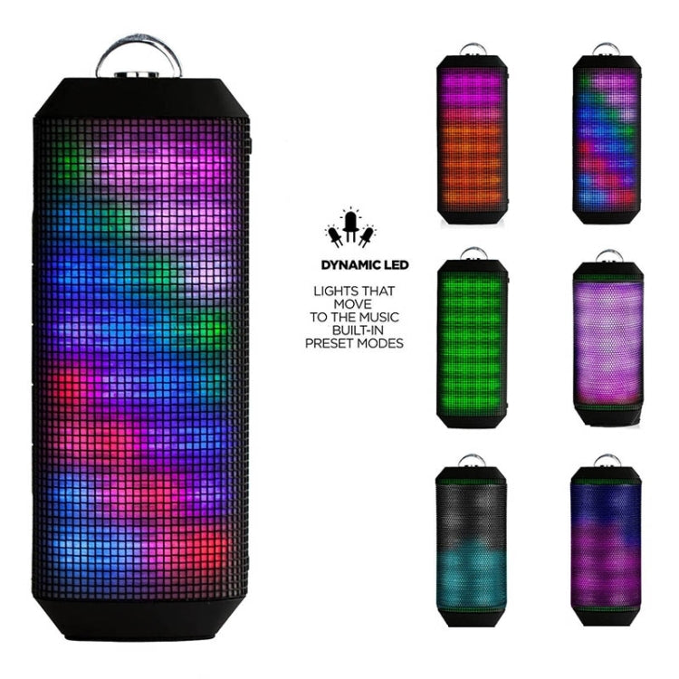 YM-339 Bluetooth Speaker – 2 x 5W Bluetooth Speaker with LED Lights, Support TF Card