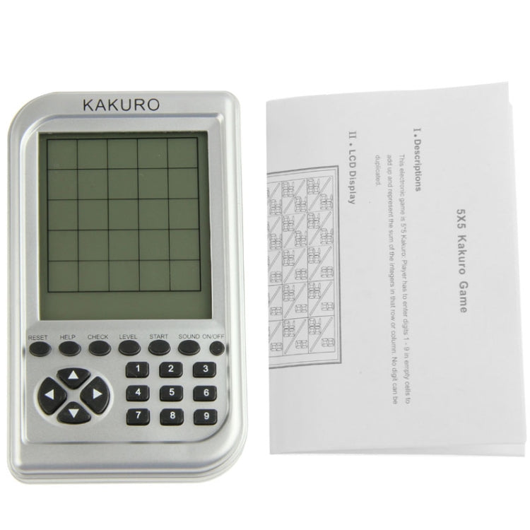 5 x 5 Electronic Kakuro Game Big Screen Squared Machine, Nine Palaces Sudoku Game Machine – Durable Build, Easy to Use
