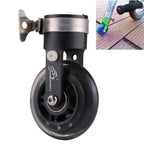 OQSPORT Folding Bicycle Auxiliary Wheel Booster Wheel Black