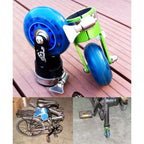 OQSPORT Folding Bicycle Auxiliary Wheel Booster Wheel
