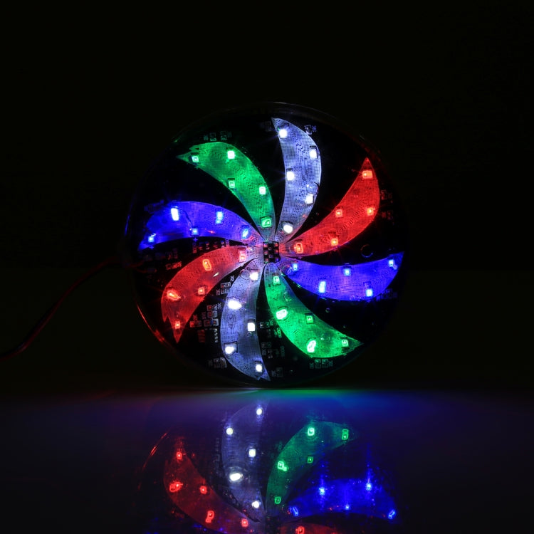 40 LEDs SMD 2835 Motorcycle Modified Windmill Colorful Light Fire Wheel Light Styling Flash Atmosphere Lamp, Diameter: 10cm, DC 12V, Diameter: 10cm Diameter: 10cm