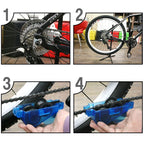 Bicycle Chain Cleaner Cycling Bike Machine Brushes Scrubber Wash Tool Kit Mountaineer Bicycle Chain Cleaner Tool Kits, 4 – Durable Build, Easy to Use