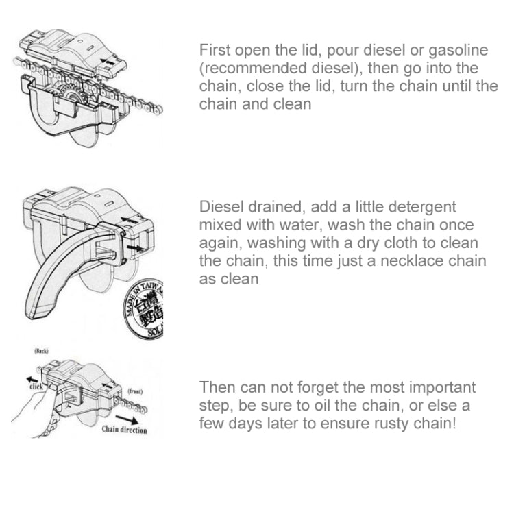 Bicycle Chain Cleaner Cycling Bike Machine Brushes Scrubber Wash Tool Kit Mountaineer Bicycle Chain Cleaner Tool Kits, 4 – Durable Build, Easy to Use
