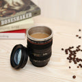 400ML Camera Lens Cup Mug Caniam EF 24-105mm F4 Filter Cup for Coffee Milk Water as Gift, 400ML, Camera Lens Cup 400ML Black