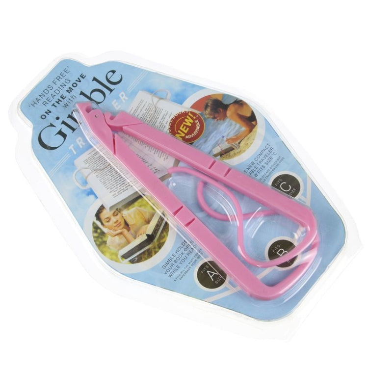 Gimble Hands Free Reading Book Holder for Home / Travel Use (Random Color Delivery), Hands Free Book Holder – Durable Build, Easy to Use