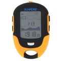 SUNROAD Multifunction LCD Digital Altimeter with Compass & Barometer & Thermometer & Hygrometer & Weather Forecast & LED Torch and Clock, Multifunction Multifunction