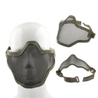 Half Face Net Mesh Style Protection Mask with Elastic Strap, Net Mesh Style Mask (Army Green) Net Mesh Style Mask (Army Green) Army Green