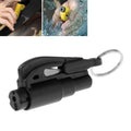 2 in 1 Car Emergency Hammer / Key Chain / Knife Broken Glass Portable Tool, 2 in 1 Black, 2 in 1 Red, 2 in 1 Yellow 2 in 1 Black Black