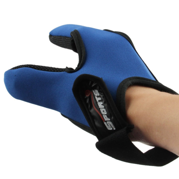 Fishing Special Two Fingers Gloves – Durable Build, Easy to Use Blue