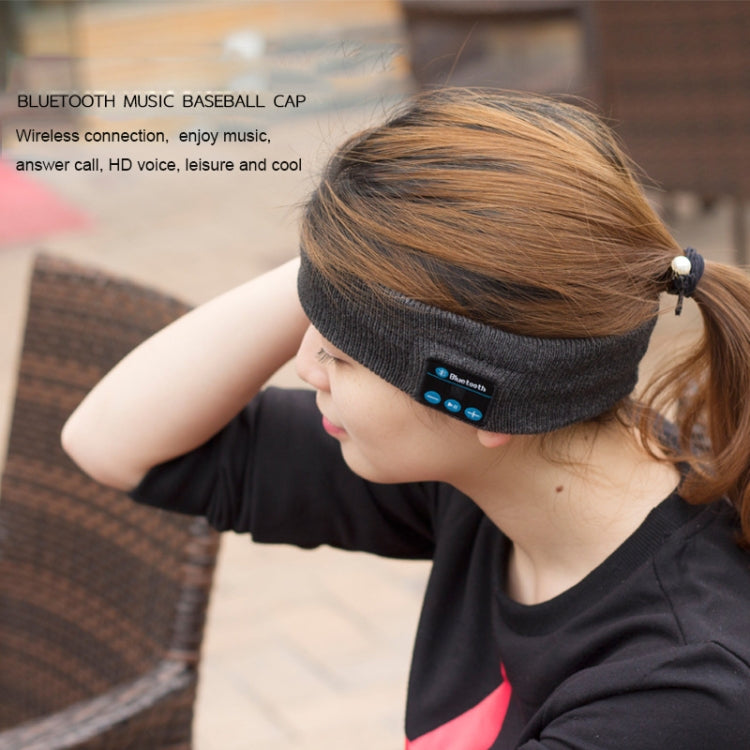 My-Call Bluetooth V5.0 Headsfree Sport Headband Music Headwear for iPhone 6 & 6s / iPhone 5 & 5S / iPhone 4 & 4S and Other Bluetooth Devices, Music Headwear Grey, usic Headwear Black, Music Headwear Dark Gray – Bluetooth